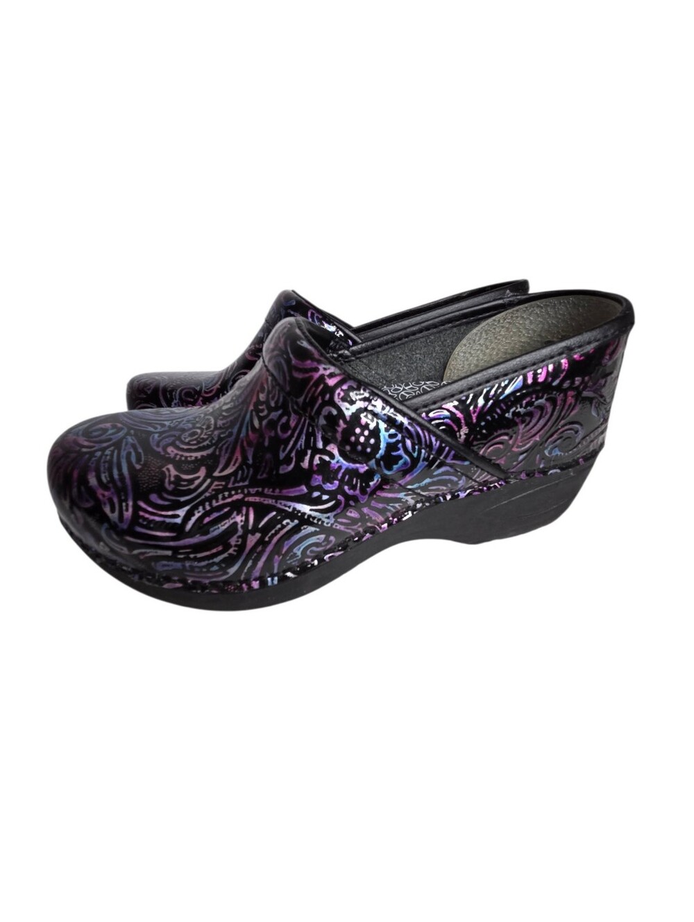 Women's Dansko Professional XP 2.0 Engraved Floral Clogs Size  EU 36 Sz 6 US